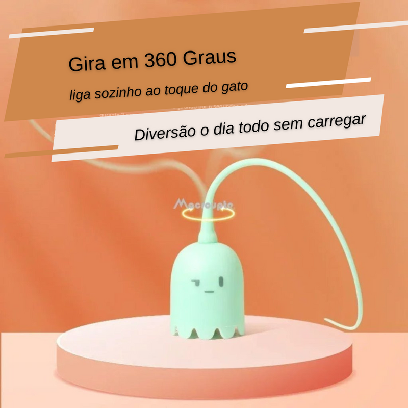 Brinquedo Interativo para Gatos Brincarem Sozinhos de Caça Gatomaníacas