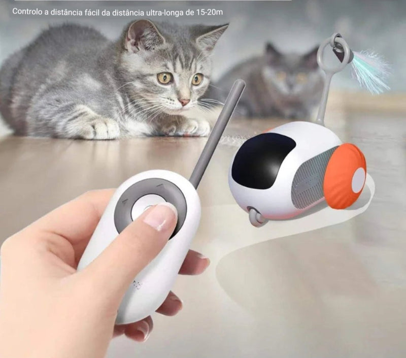 Brinquedos para Gatos Brincarem Sozinhos em Apartamento Robozinho Gatomaníacas